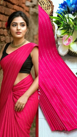 Luxury Soft Silk Saree - Pink