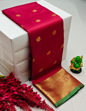 Premim Soft Silk Saree - Red