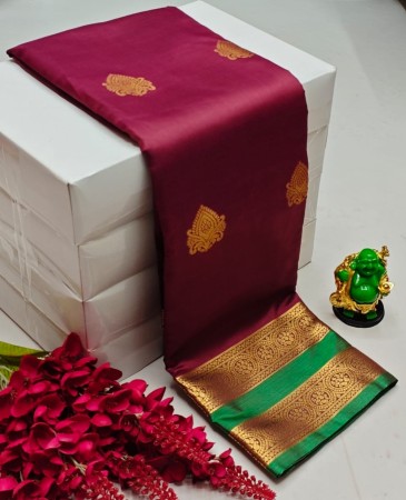 Premium Soft Silk Saree - Red