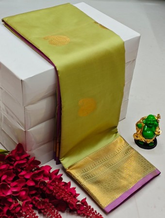 Premium Soft Silk Saree - Green