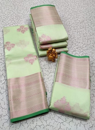 Pink Jari Soft Silk Saree - SS0018